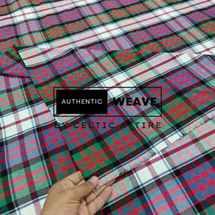 Macdonald Dress Ancient Fabric 16 Oz Acrylic Scottish Tartan