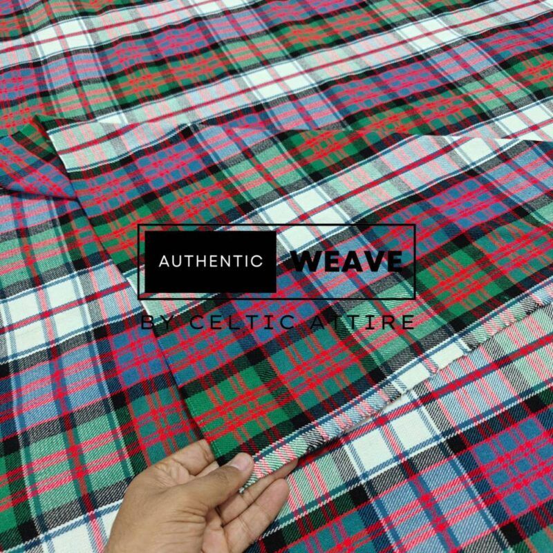 Macdonald Dress Ancient Fabric 16 Oz Acrylic Scottish Tartan