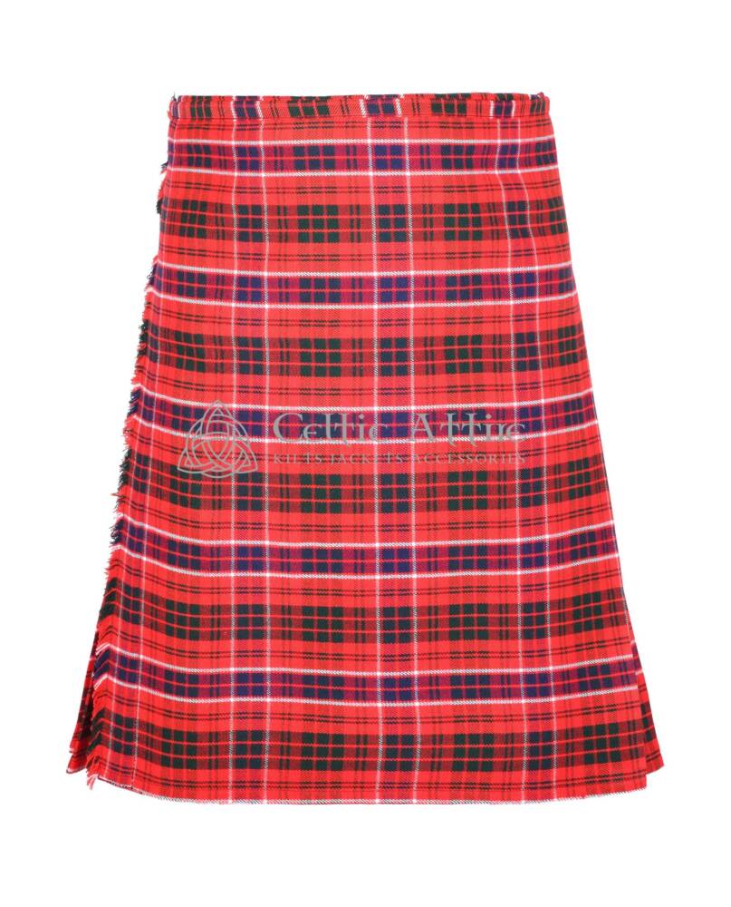 Macrae Red Tartan 8 Yard Kilt Macrae Red Tartan 8 Yard Kilt