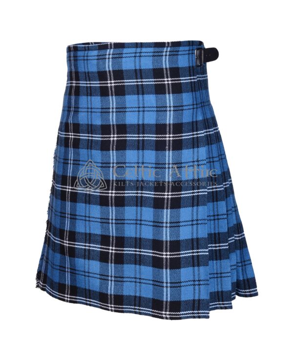Ramsey Blue Hunting Tartan 8 Yard Kilt - Image 3