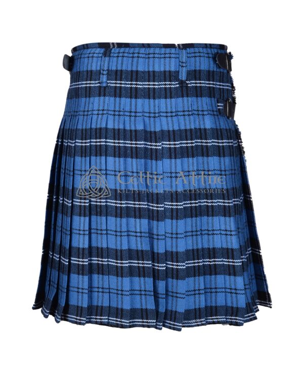 Ramsey Blue Hunting Tartan 8 Yard Kilt - Image 4