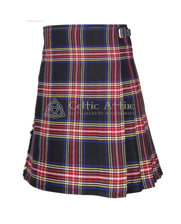 Stewart Black Tartan Kilt - Image 3