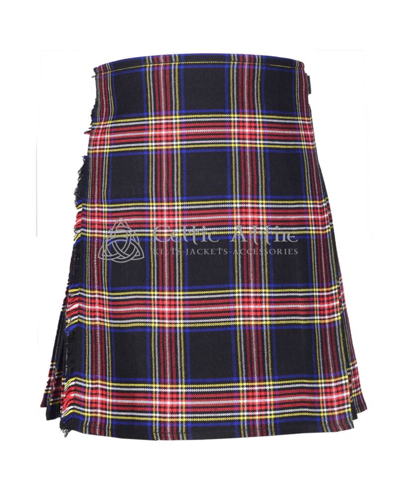 Stewart Black Tartan Kilt Stewart Black Tartan Kilt