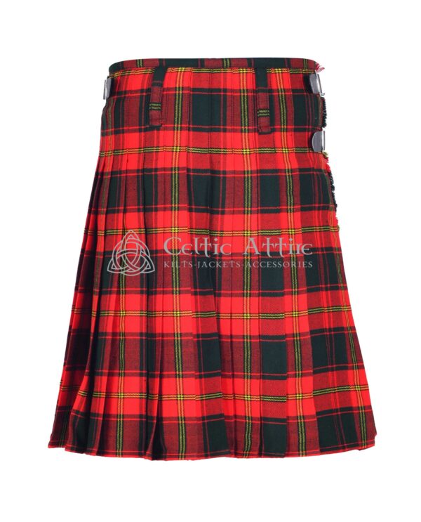 Ulster Red Modern Tartan 8 Yard Kilt - Image 4