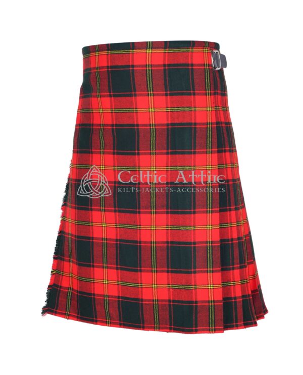 Ulster Red Modern Tartan 8 Yard Kilt - Image 3