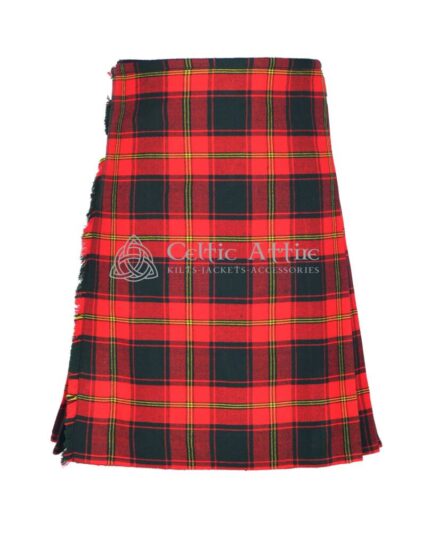 Ulster Red Modern Tartan 8 Yard Kilt