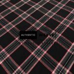 Black Magic Tartan Fabric 16 Oz Acrylic