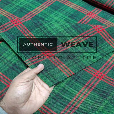 Ross Hunting Modern Tartan Fabric 16 Oz Acrylic Scottish Tartan