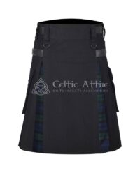Black Watch Cotton Hybrid Utility Kilt
