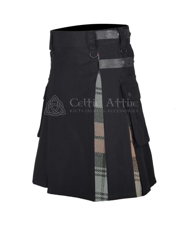Black Watch Weathered Cotton Hybrid Utility Kilt - Image 2