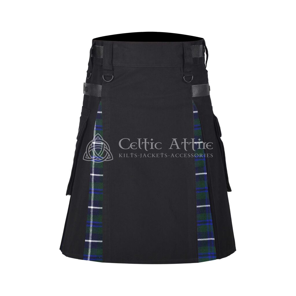 Blue Douglas Cotton Hybrid Utility Kilt 