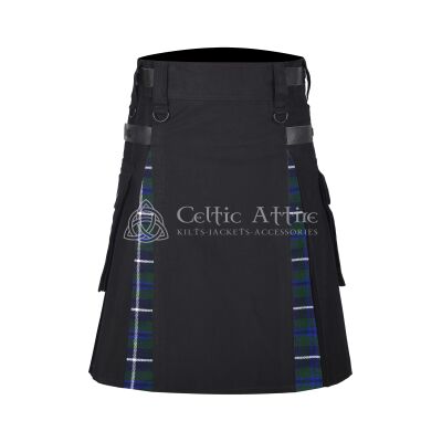 Blue Douglas Cotton Hybrid Utility Kilt