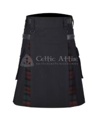 Brown Watch Cotton Hybrid Utility Kilt