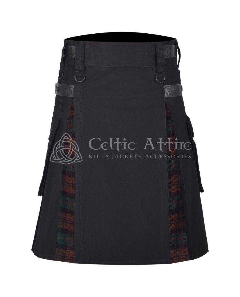 Brown Watch Cotton Hybrid Utility Kilt 