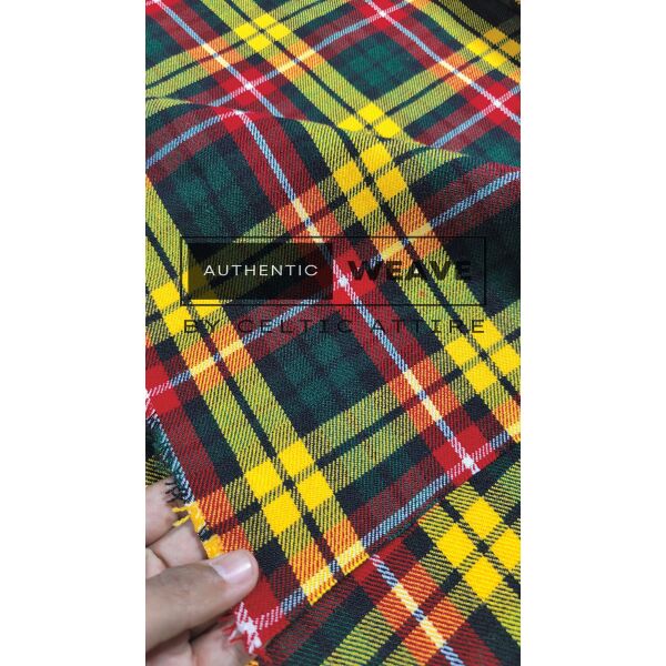 Buchanan Tartan Fabric 16 Oz Acrylic Scottish Tartan - Image 3