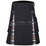 Camel Thompson Cotton Hybrid Utility Kilt