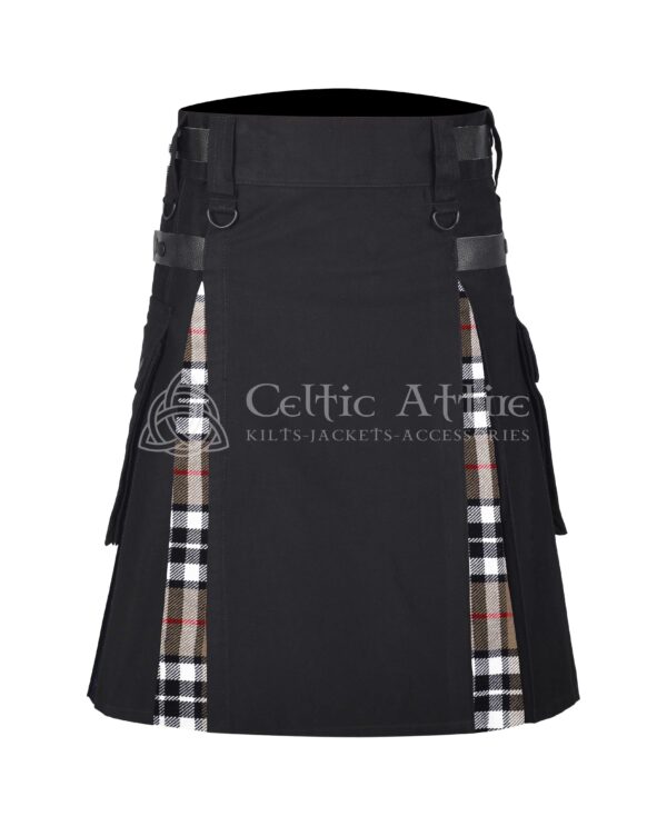 Camel Thompson Cotton Hybrid Utility Kilt