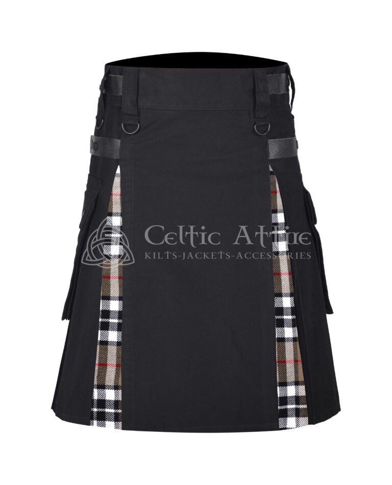 Camel Thompson Cotton Hybrid Utility Kilt