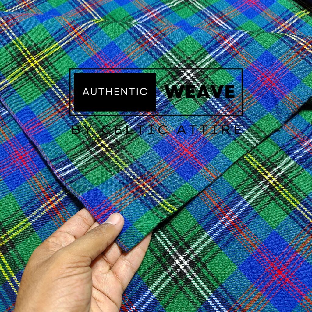 Clan Wood Tartan Fabric 16 Oz Acrylic Scottish Tartan 