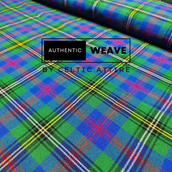 Clan Wood Tartan Fabric 16 Oz Acrylic Scottish Tartan - Image 2