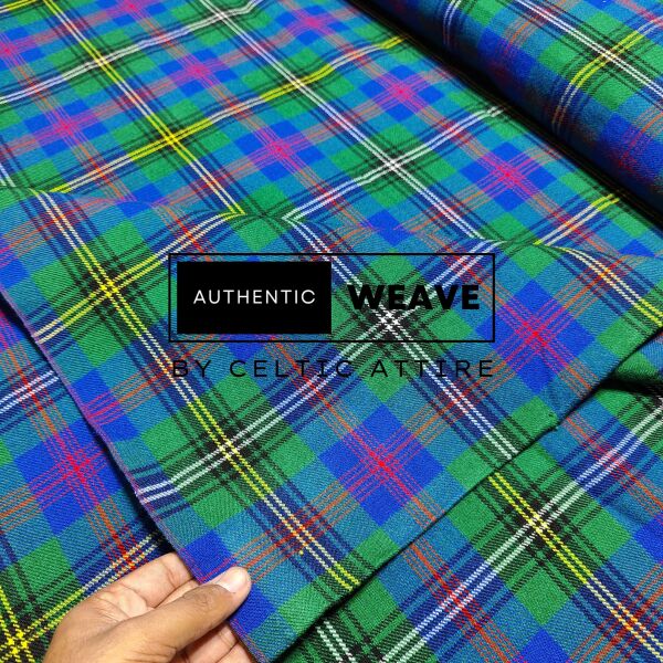 Clan Wood Tartan Fabric 16 Oz Acrylic Scottish Tartan - Image 3