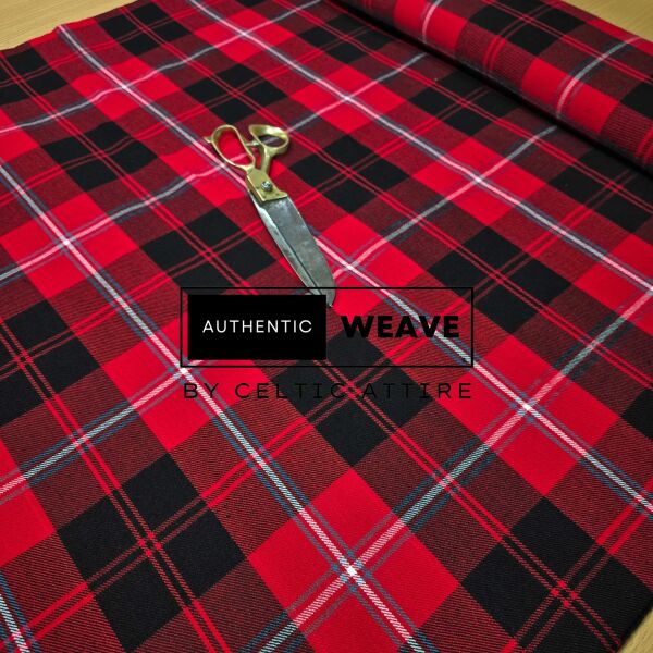 Cunningham Tartan Fabric 16 Oz Acrylic Scottish Tartan - Image 2