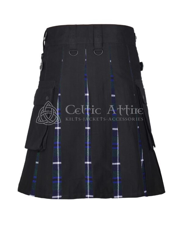 Douglas Blue Cotton Hybrid Utility Kilt - Image 3
