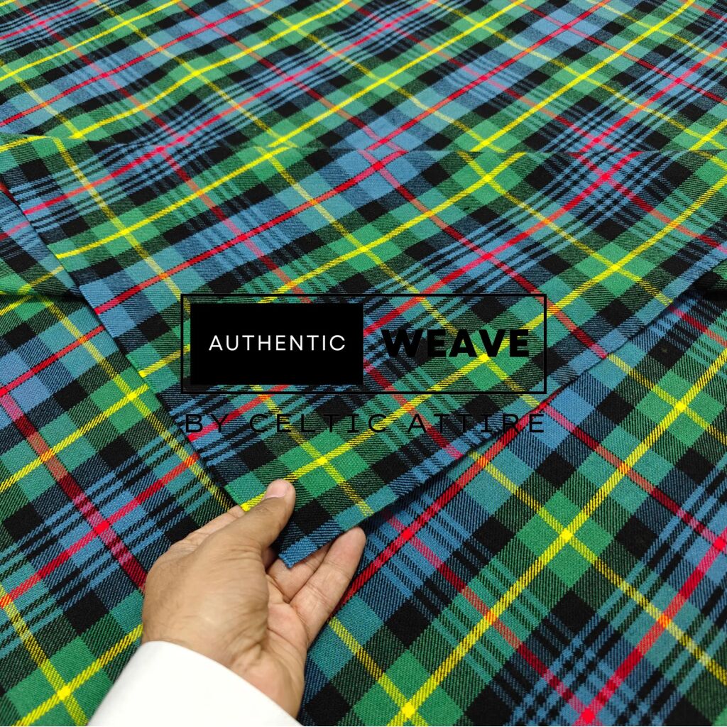 Farquharson Ancient Tartan Fabric 16 Oz Acrylic Scottish Tartan 