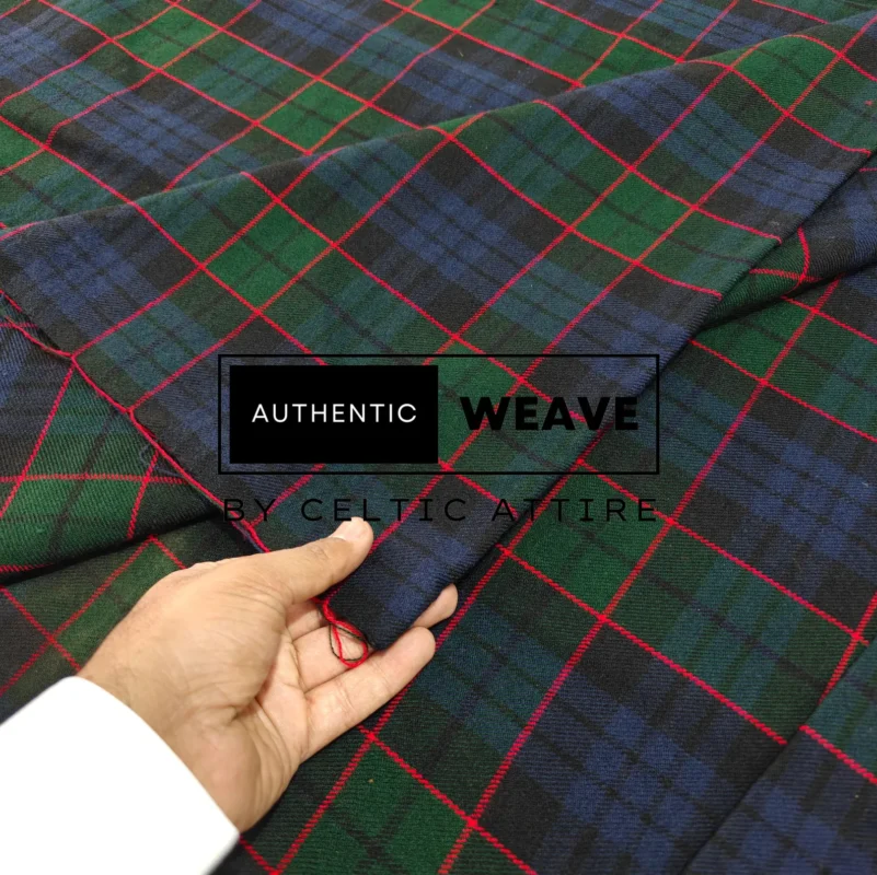 Fletcher Modern Tartan Fabric 16 Oz Acrylic Scottish Tartan