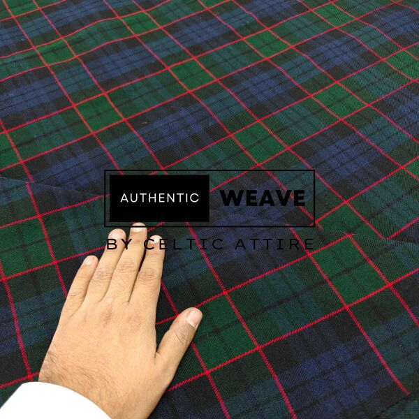 Fletcher Modern Tartan Fabric 16 Oz Acrylic Scottish Tartan - Image 3