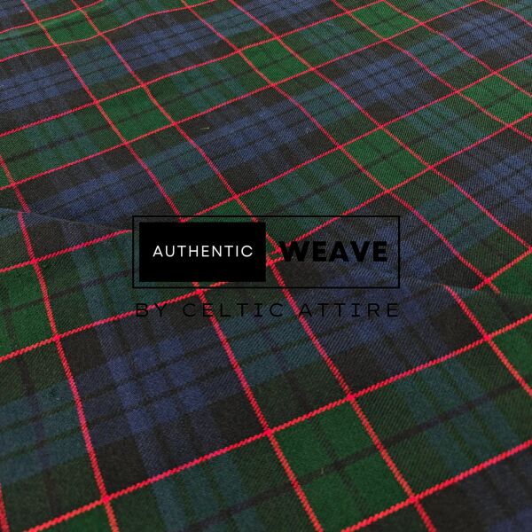 Fletcher Modern Tartan Fabric 16 Oz Acrylic Scottish Tartan - Image 4