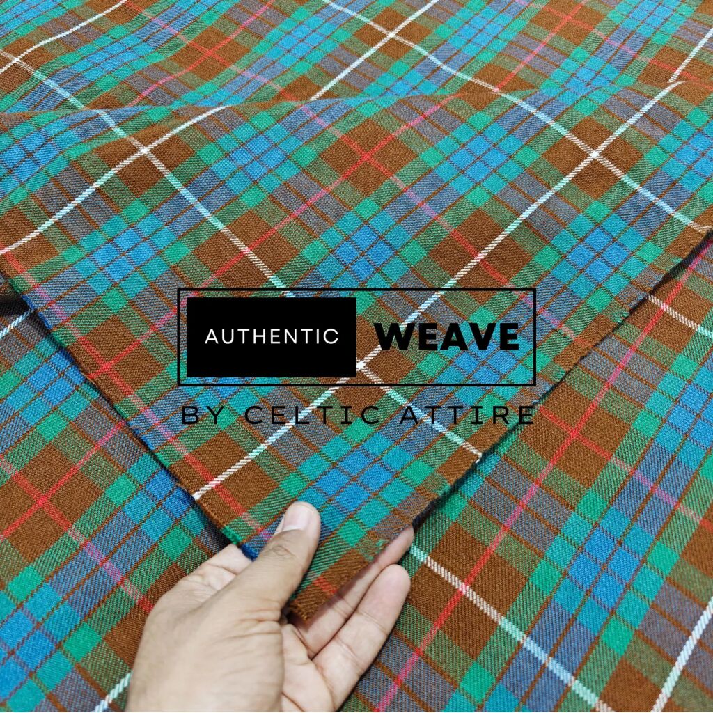 Fraser Hunting Ancient Tartan Fabric 16 Oz Acrylic Scottish Tartan 