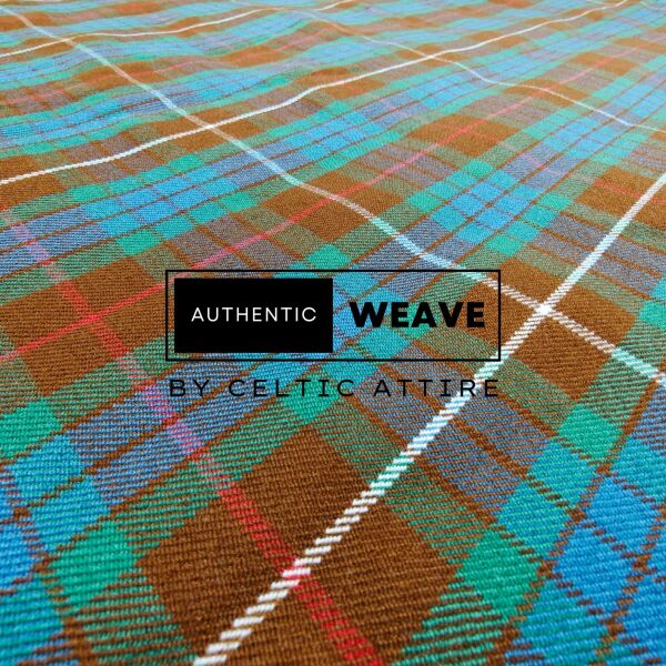 Fraser Hunting Ancient Tartan Fabric 16 Oz Acrylic Scottish Tartan - Image 3