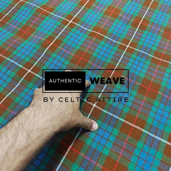 Fraser Hunting Ancient Tartan Fabric 16 Oz Acrylic Scottish Tartan - Image 4