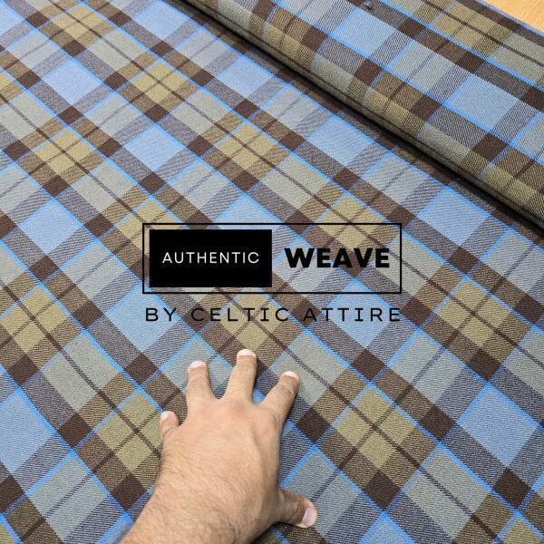 Fraser Muted Tartan Fabric 16 Oz Acrylic Scottish Tartan - Image 2