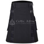Gray Watch Cotton Hybrid Utility Kilt
