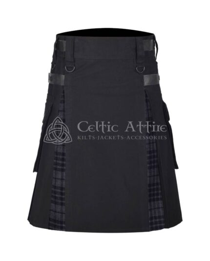 Gray Watch Cotton Hybrid Utility Kilt