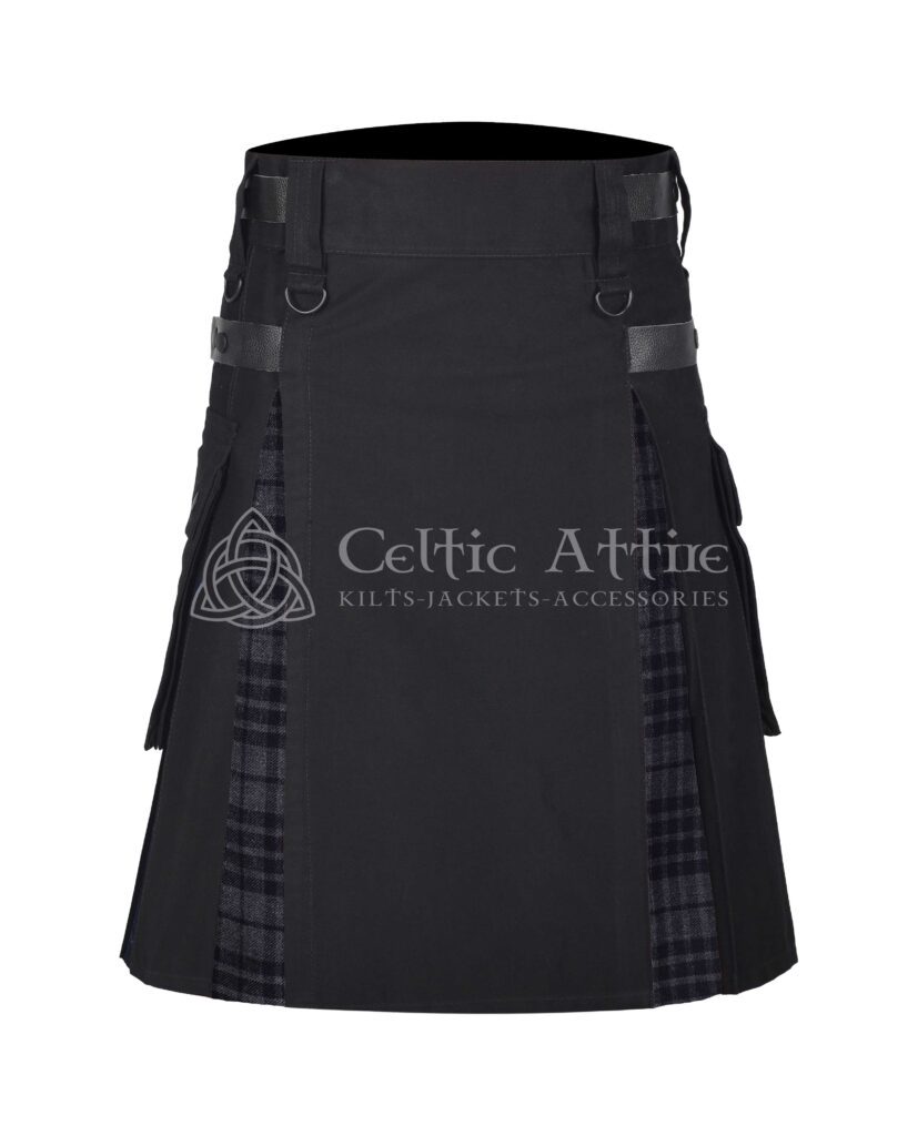 Gray Watch Cotton Hybrid Utility Kilt 