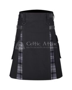 Hamilton Gray Cotton Hybrid Utility Kilt