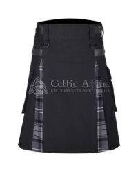 Hamilton Gray Cotton Hybrid Utility Kilt