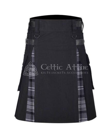 Hamilton Gray Cotton Hybrid Utility Kilt