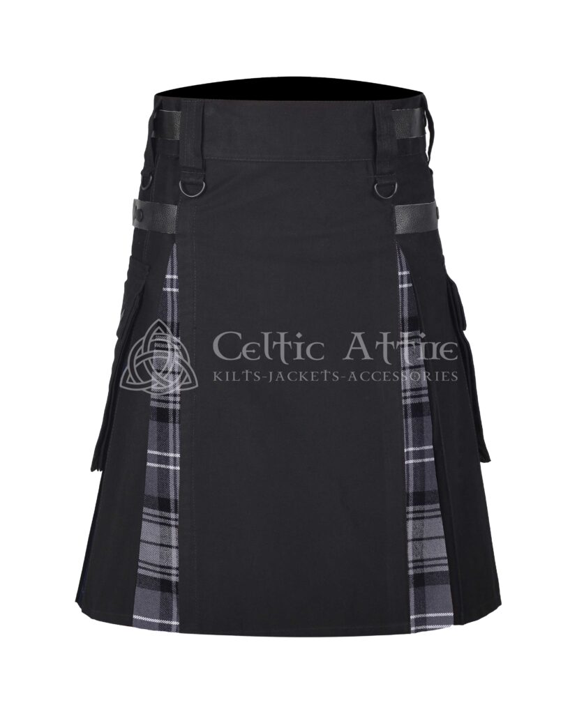 Hamilton Gray Cotton Hybrid Utility Kilt 