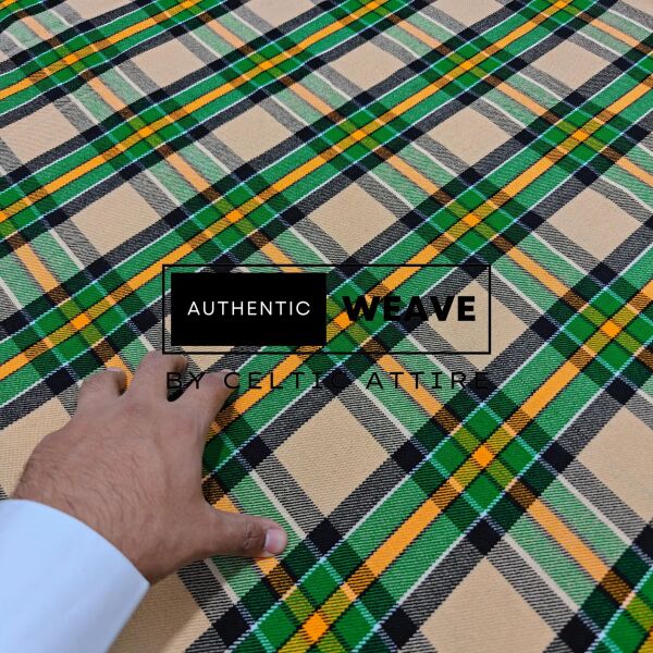 Hamilton of Brandon Tartan Fabric 16 Oz Acrylic Scottish Tartan - Image 4