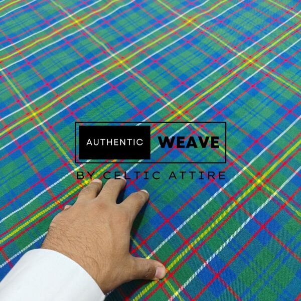 Hunter Ancient Tartan Fabric 16 Oz Acrylic Scottish Tartan - Image 3