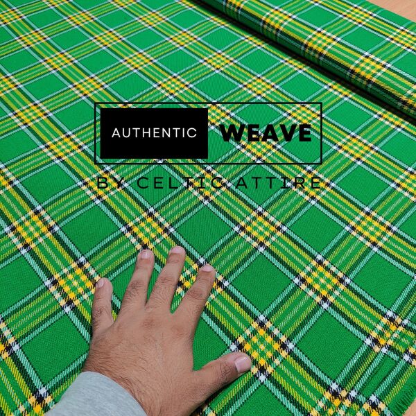 Irish Tartan Fabric 16 Oz Acrylic Scottish Tartan - Image 2