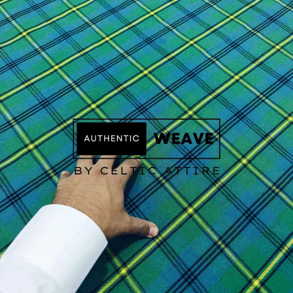 Johnston Ancient Tartan Fabric 16 Oz Acrylic Scottish Tartan - Image 2