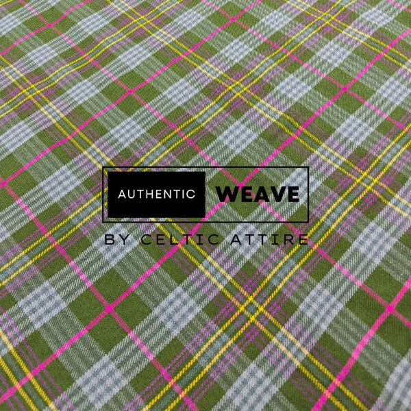 Kennedy Weathered Tartan Fabric 16 Oz Acrylic Scottish Tartan