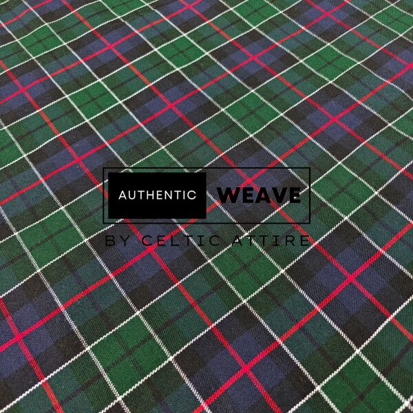Leslie Green Modern Tartan Fabric 16 Oz Acrylic Scottish Tartan - Image 4