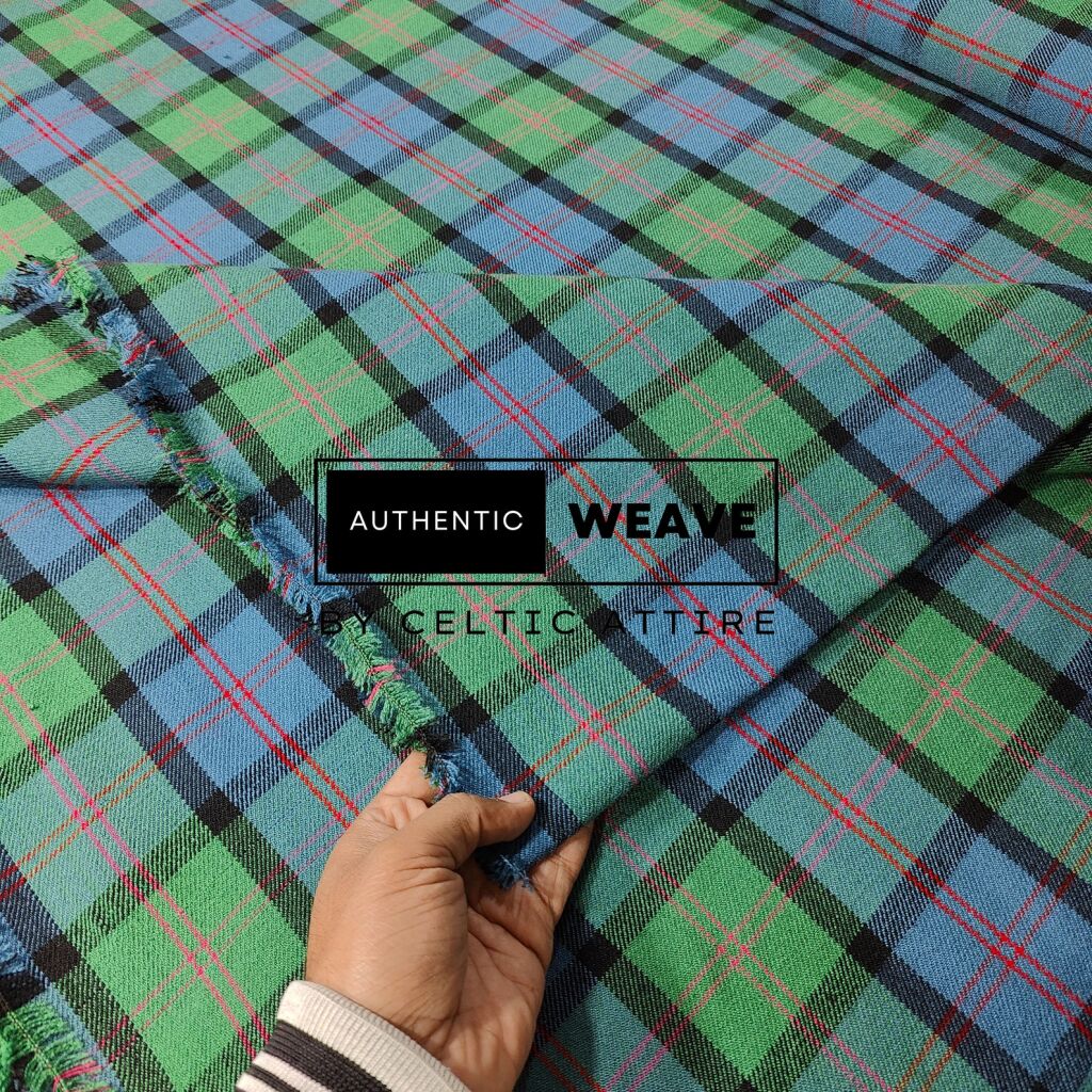MacThomas Ancient Tartan Fabric 16 Oz Acrylic Scottish Tartan 