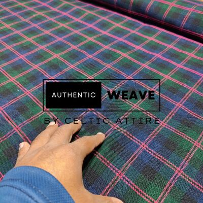 MacThomas Modern Tartan Fabric 16 Oz Acrylic Scottish Tartan 